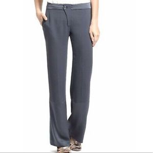 Leifsdottir Satin Trim Pants 12 NWT ANTHROPOLOGIE